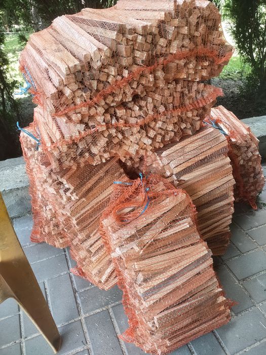 Drewno na rozpalkę workowane