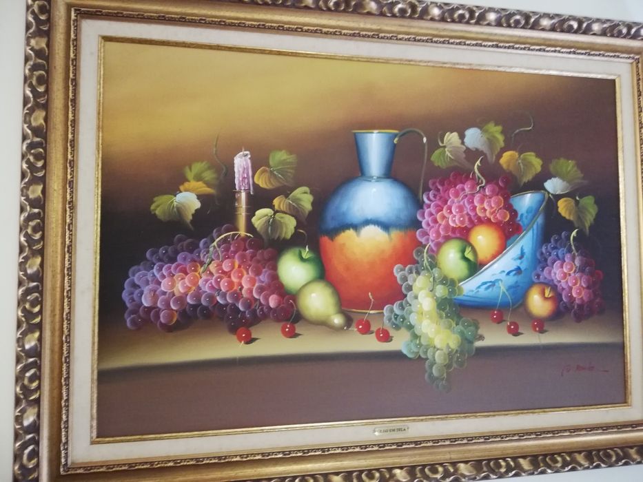 Quadro pintado a oleo