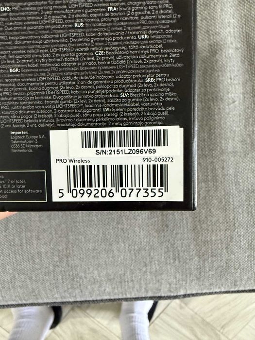 myszka bezprzewodowa Logitech G Pro Wireless