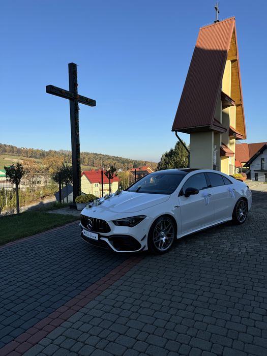 Samochody do ślubu MERCEDES CLA 45 AMG / BMW M3 G30