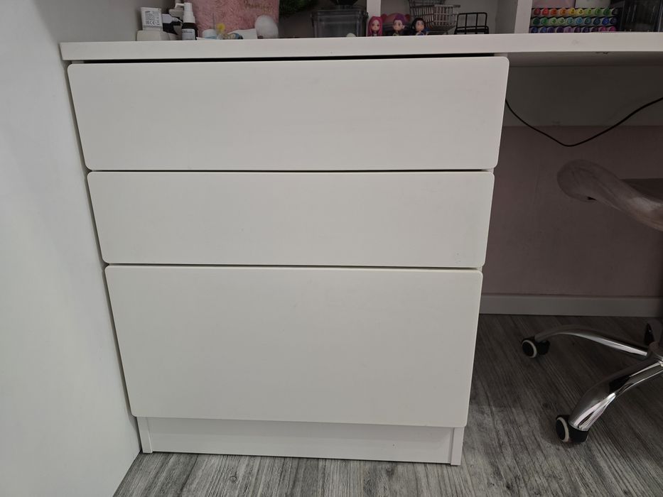 Łóżko na antresoli SMASTAD Ikea, Białe, stan bardzo dobry.