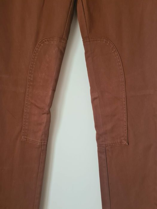 Brązowe bawełniane spodnie Gant