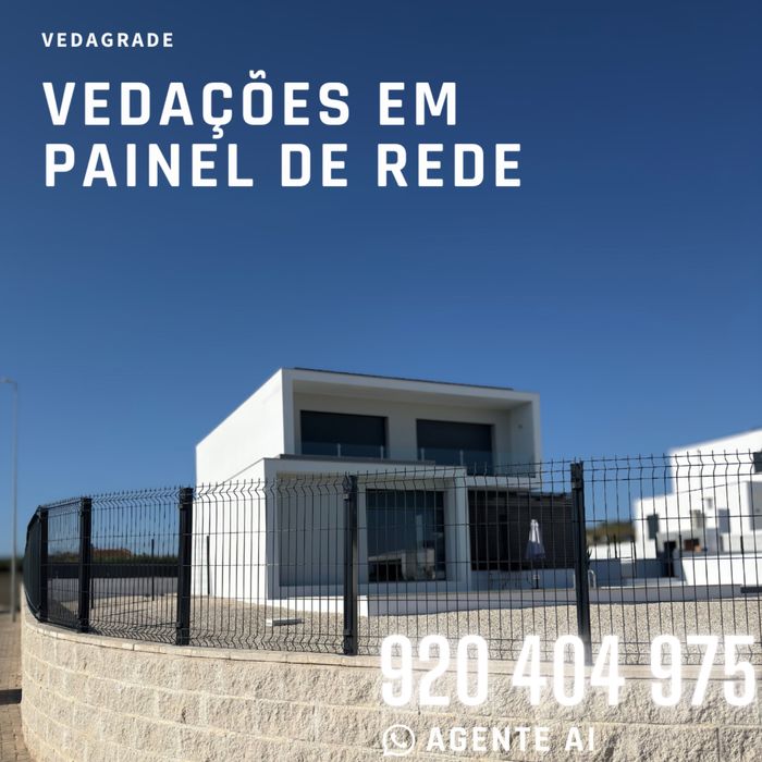 Vedações / Chapa / Rede / Painel de rede / Gradeamentos