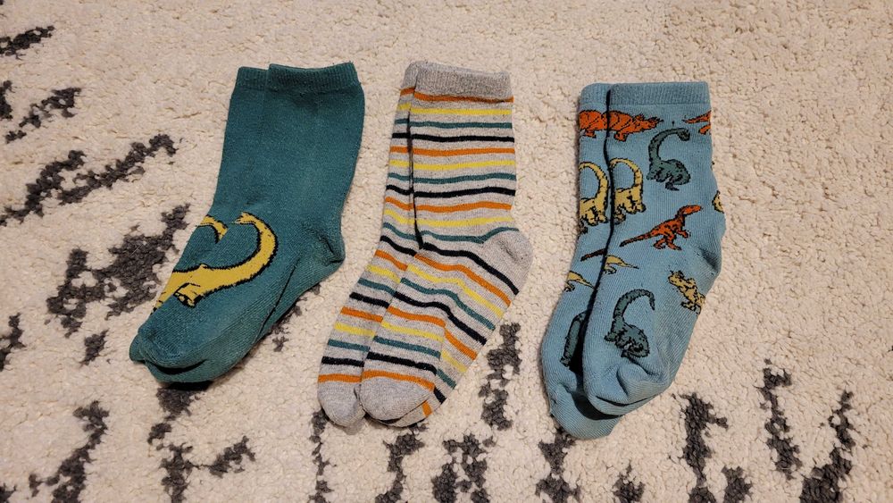 Skarpetki chłopięce dinozaury 24/26