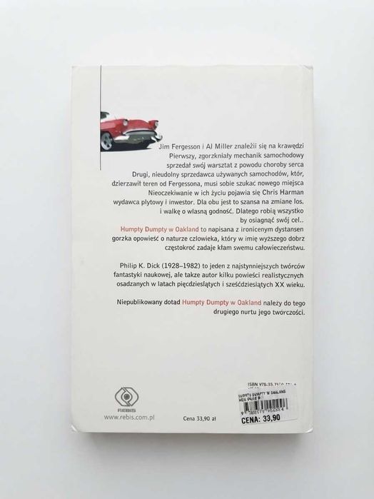 Humpty Dumpty w Oakland – Philip K. Dick | Seria Salamandra (Rebis) | Stan BDB