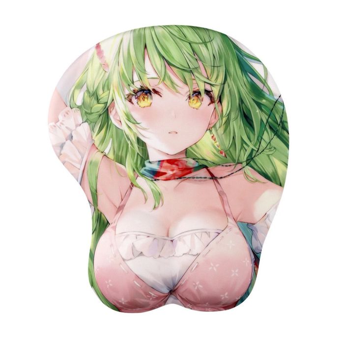 Килимок для мишки з подушкою під зап'ястя, з грудьми, аніме коврики