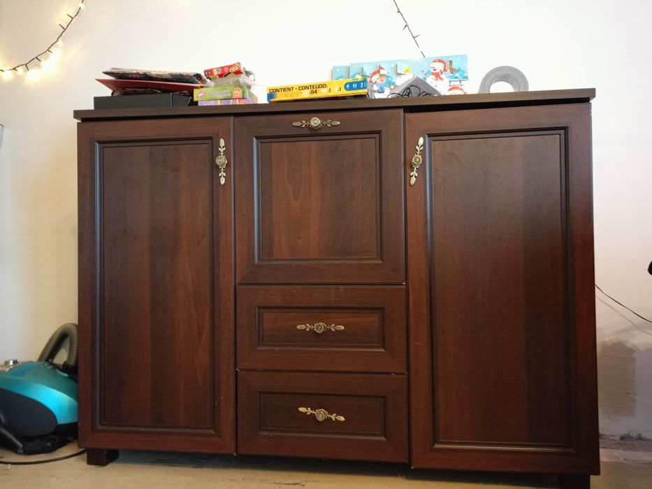 Za darmo meble różne  piękna duża komoda brązowa ciężka