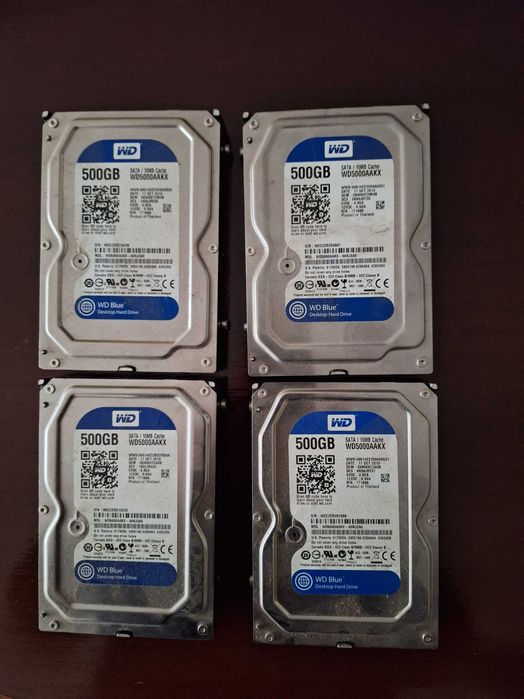 4 Discos WD 500 GB