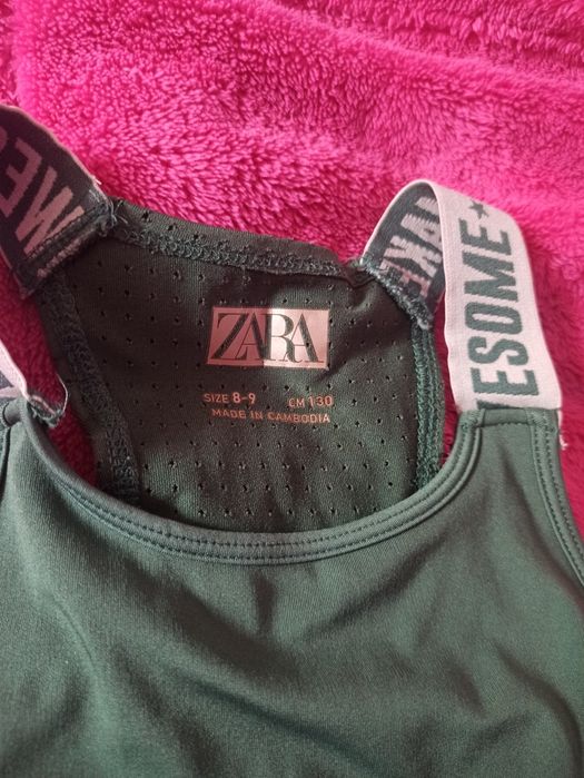 Top sprtowy, Zara, crop top, bluzka