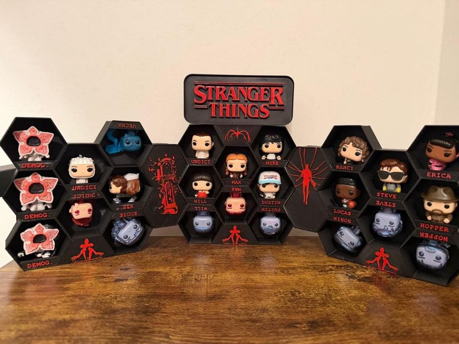 Expositor suporte Stranger Things Funko Pop Kinder Joy