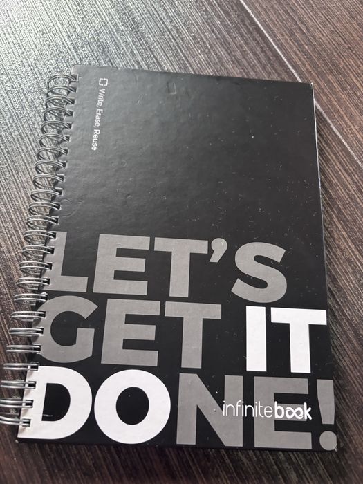 Infinity book - lets get it done