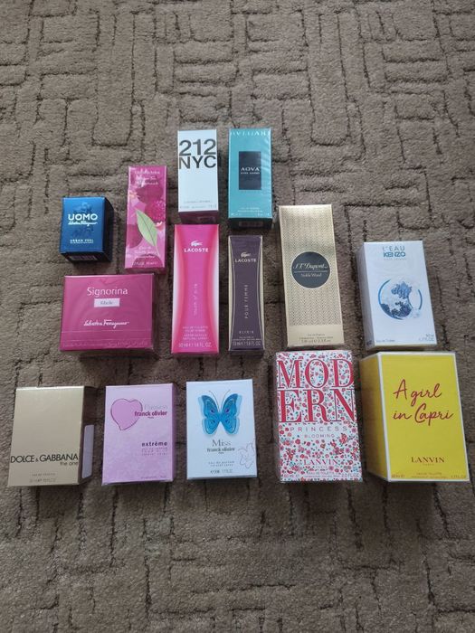 Парфум franck olivier духи  212 nyc Elizabeth  arden salvatore  feragamo bvlgari