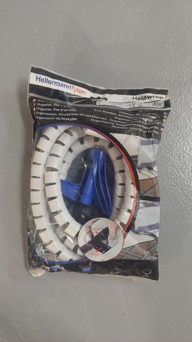 3x Helawrap HellermannTyton "NOVOS" (16mm e 25mm) + Ferramenta - Organização Cabos"