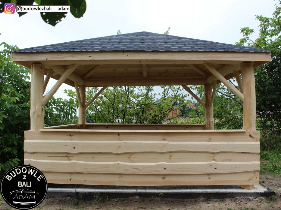 Altana, Altanka Ogrodowa z Bala, Altana z Bali (transport, montaż)