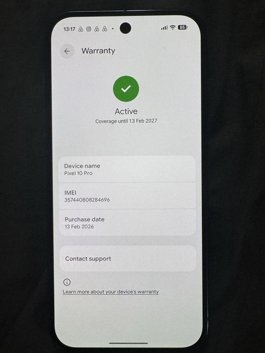 Google pixel 10 pro 256 na gwarancji