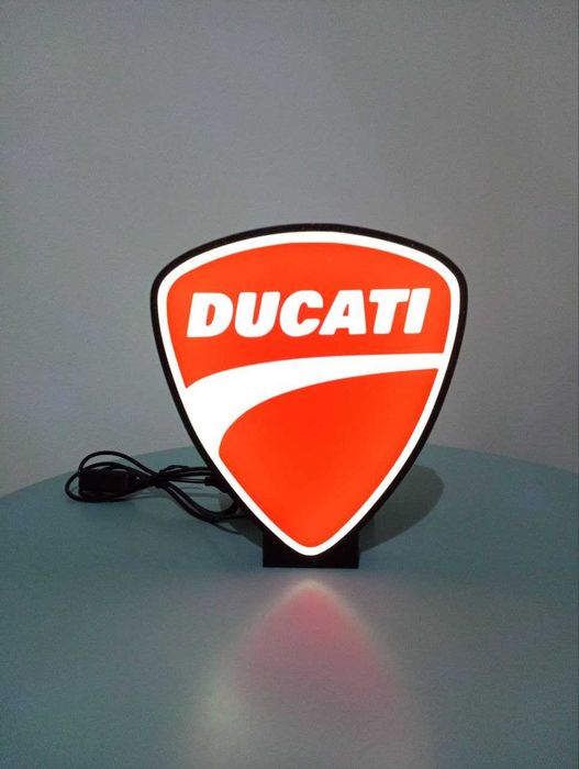 Luminária Ducati LED Cabo USB - Impressão 3D