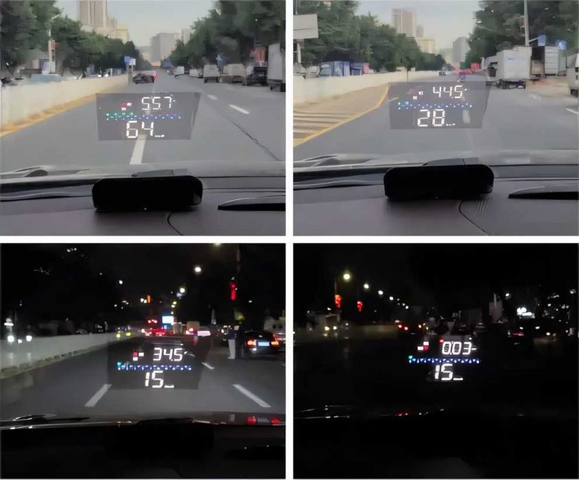 Автомобільні HUD дисплеї на лобове скло — OBD2/GPS, різні моделі, нові