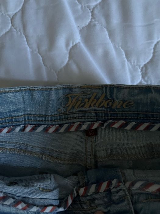 Джинсові шорти Fishbone Y2K вінтаж архівні низька посадка 2000-х