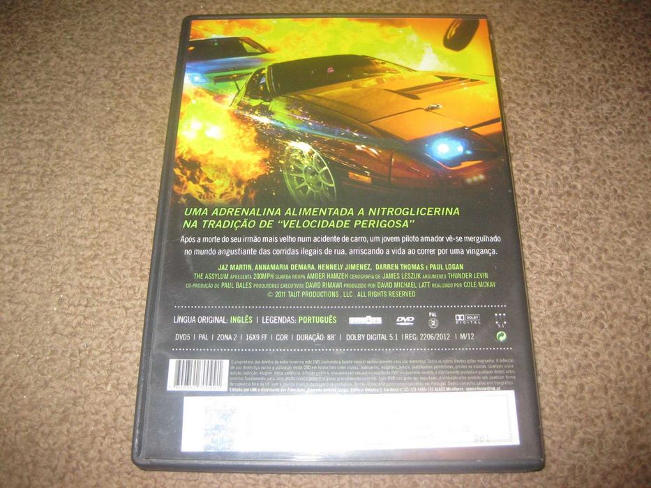 DVD "200 Km Hora" com Jaz Martin
