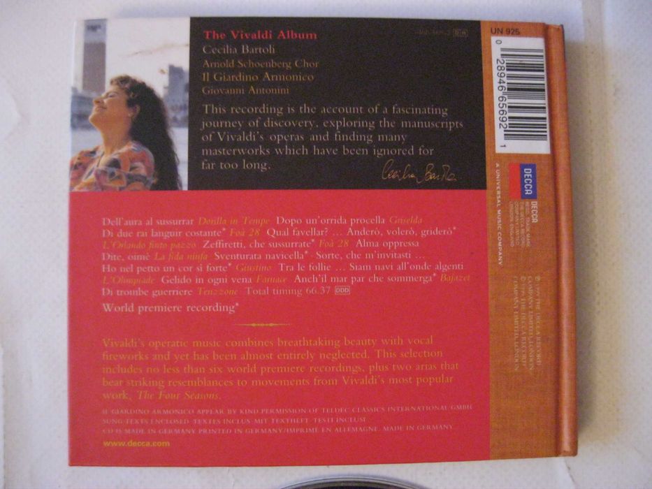 3 CD Cecilia Bartoli -Digibooki / wydania Decca