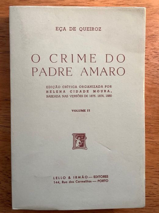 O Crime do Padre Amaro, Eça de Queirós