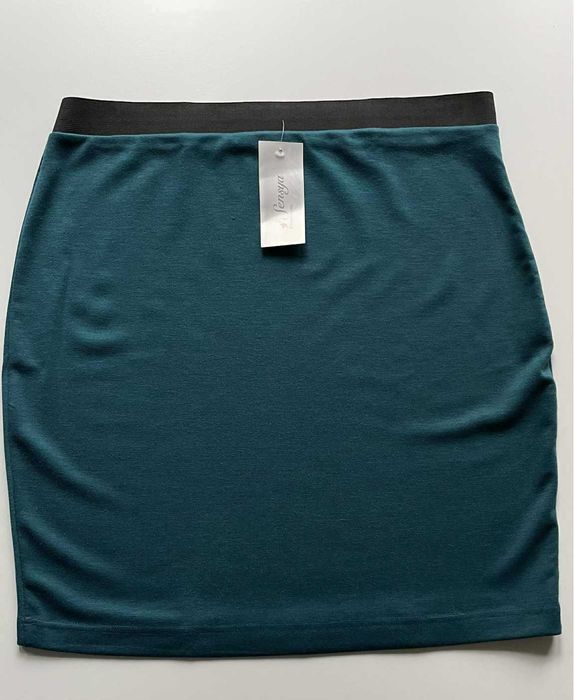 nowa spódniczka Sensya _ L / XL _ 40 / 42 szmaragd