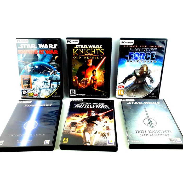 STAR WARS Empire at war KOTOR jedi knight academy force unleashed PC