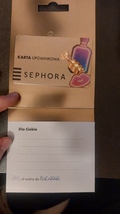 Karty podarunkowe sephora