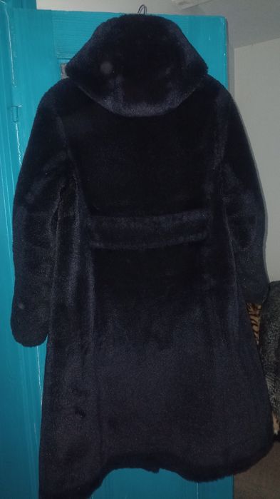 Płaszcz teddy bear futrzany płaszcz z kapturem