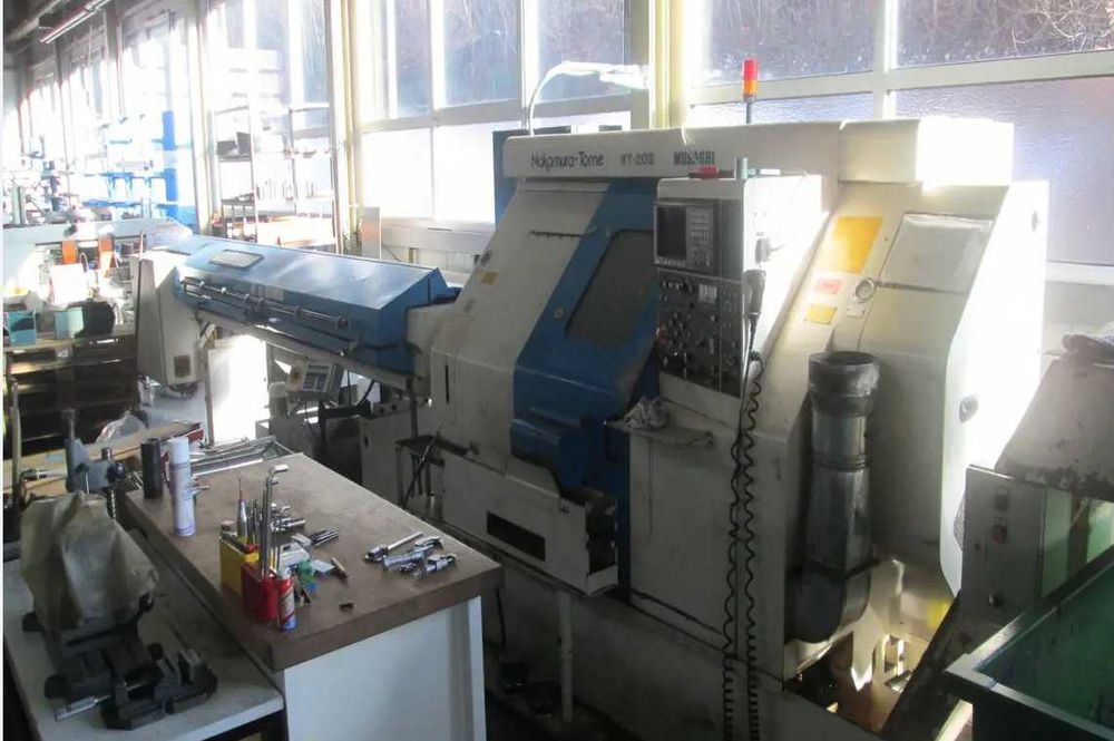 Токарний фрезерний з ЧПУ Nakamura-Tome WT-20 II, 2 канали, 2 шпинделя