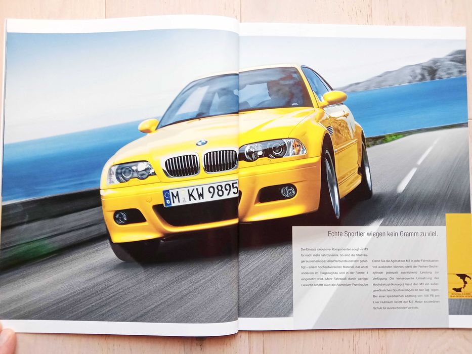 BMW M-Power 2002 - M3 E46 & M5 E39 - MEGA prospekt 104 strony ! stan BDB- *przesyłka GRATIS !