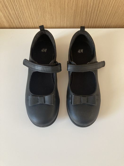 Baleriny szkolne z kokardką H&M