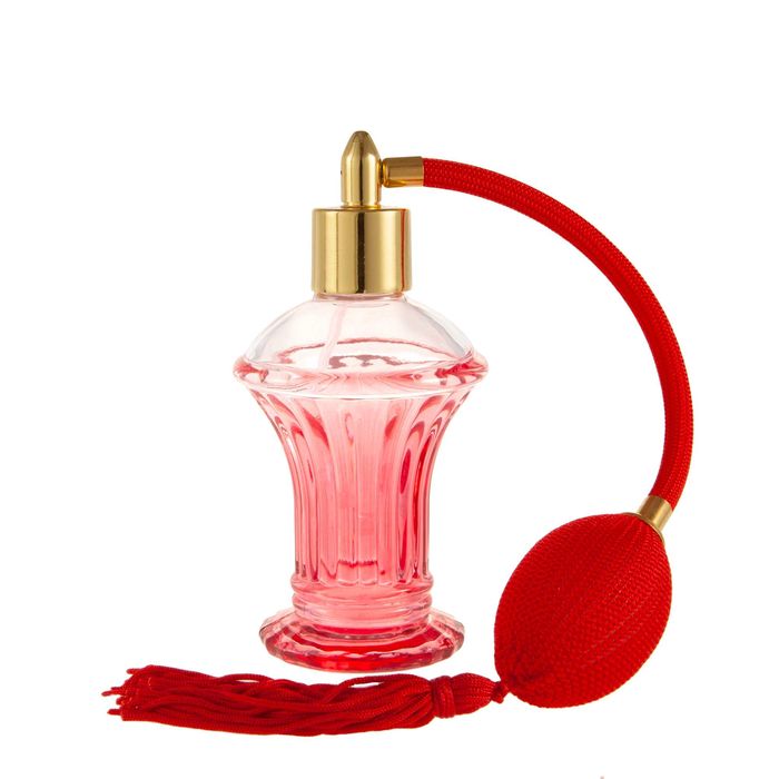 Butelka Flakon na perfumy z pompką - 50 ml! CZERWONA!