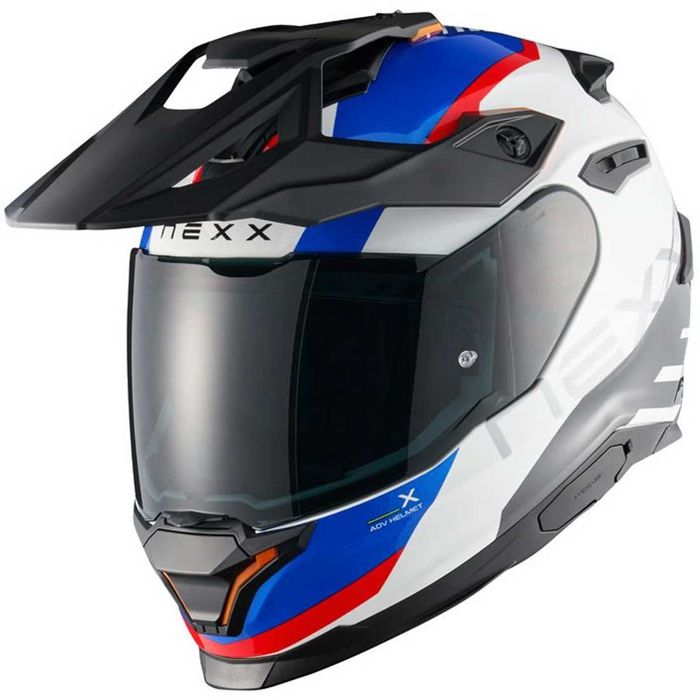 Capacete NEXX Y. Travl Quest White / Blue / Bright Red | Tamanho L