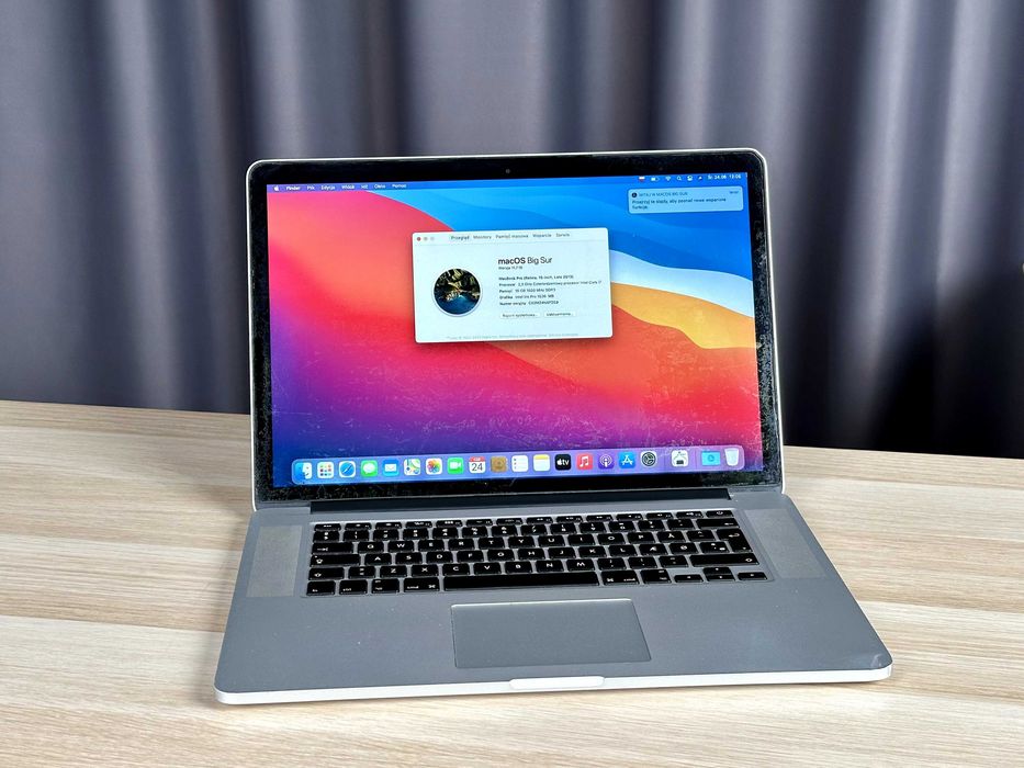 MacBook Pro 15" Retina A1398 (2013) – Intel Core i7 / 16GB RAM / GT 750M – 30 dni gwarancji