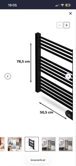 Toalheiro elétrico marca HJM