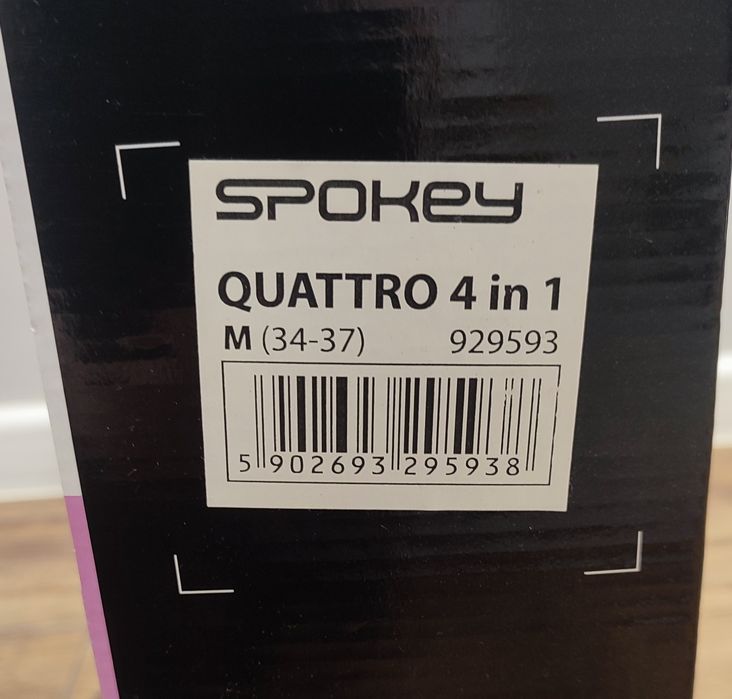 Łyżworolki łyżwy rolki regulowane 34-37 spokey