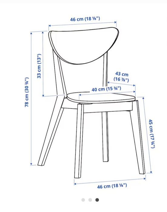 Cadeiras Caustby ikea