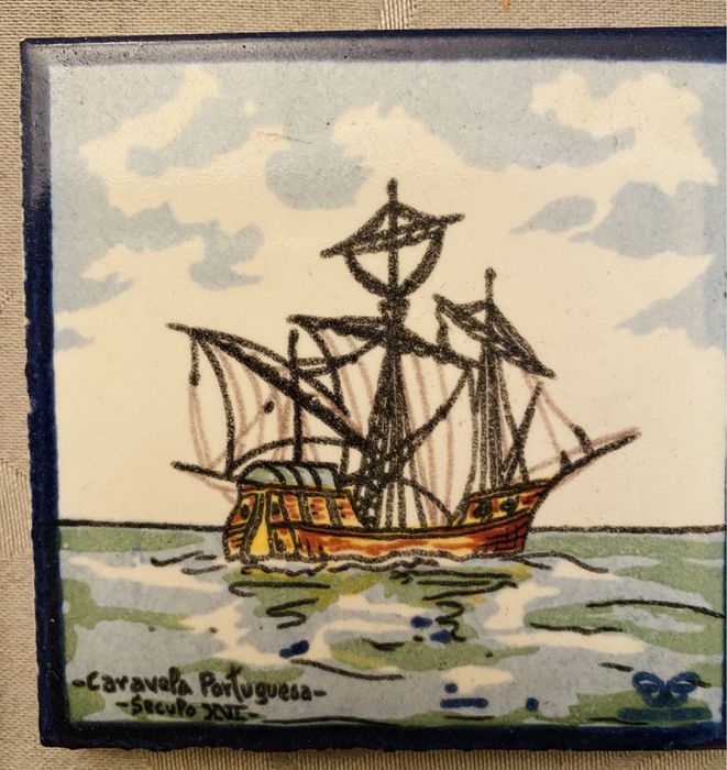 8 Azulelos Tema Caravelas e Descobrimentos