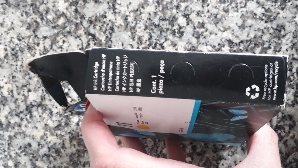 Tusze niebieski i żółty HP Business Inkjet