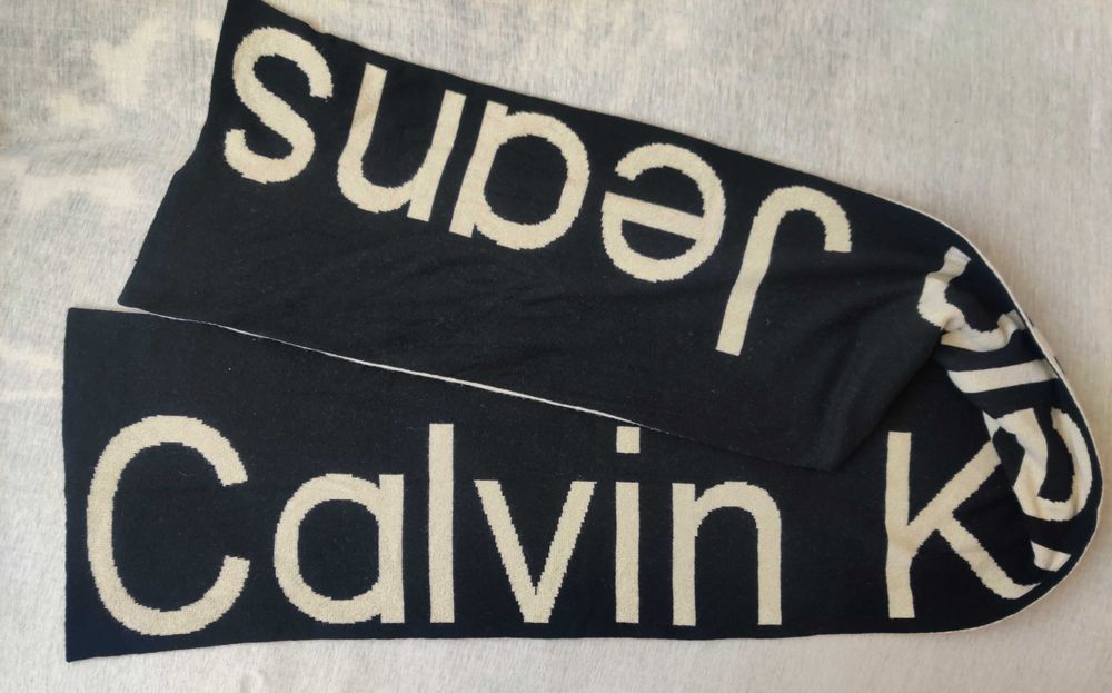 Szalik Calvin Klein Jeans męski nowy zimowy ciepły oryginalny