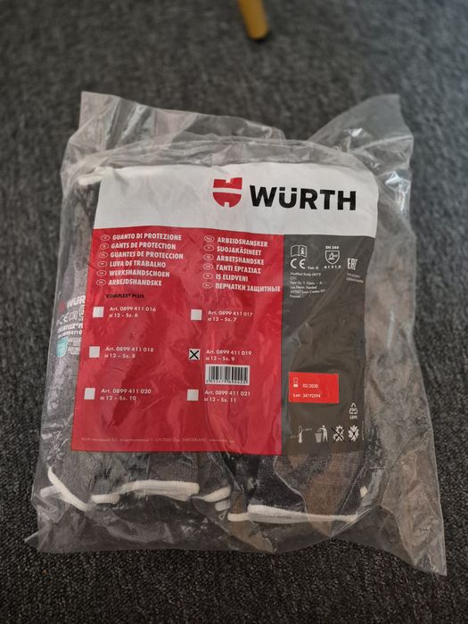 Rękawice robocze Wurth