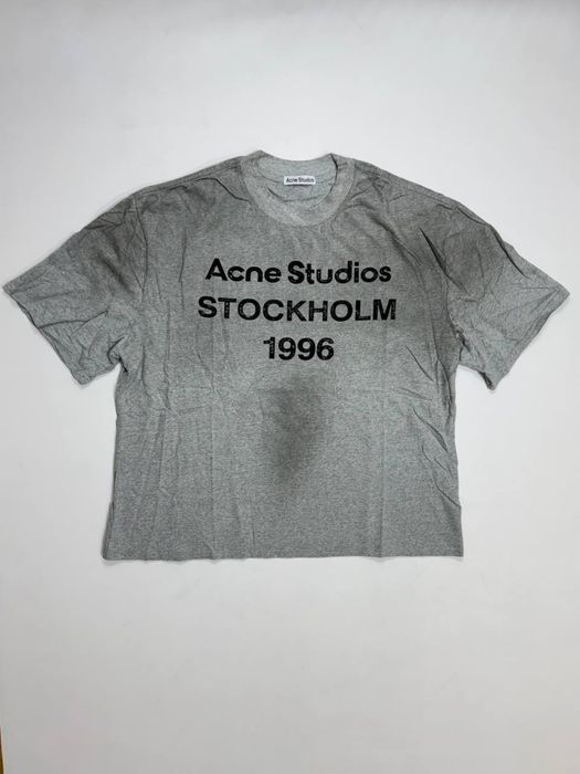 футболка Acne Studios Stockholm 1996 grey