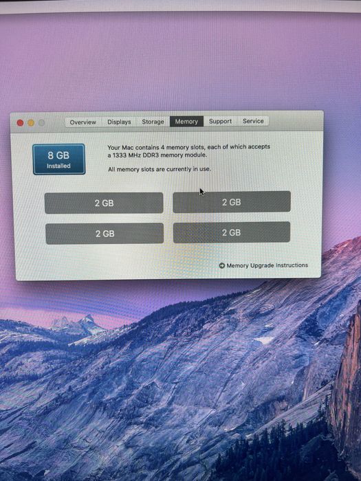 Apple iMac 21,5” i5 8gb ram ssd