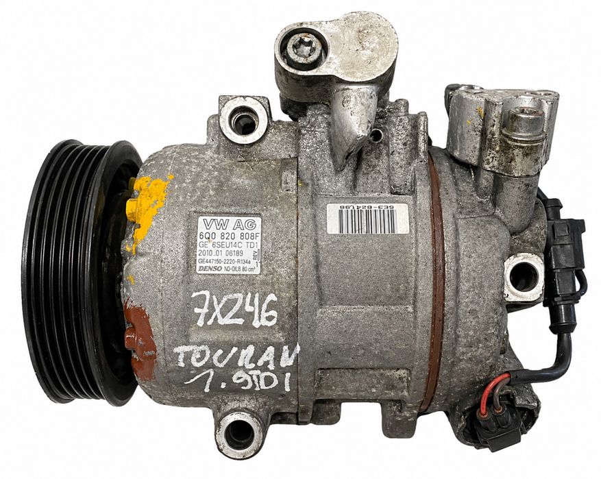 Компрессор кондиционера VW / Audi / Skoda / Seat Denso 6Q0820808F