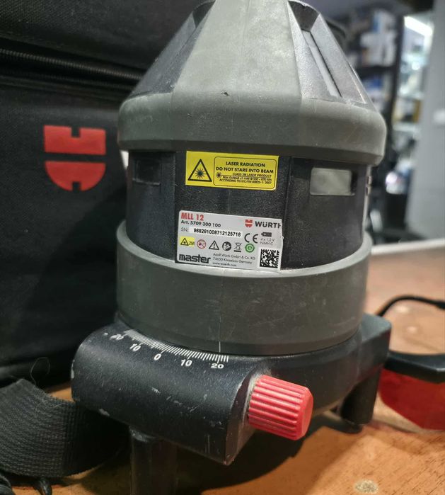 laser krzyżowy wurth mll 12 obrotowy 360