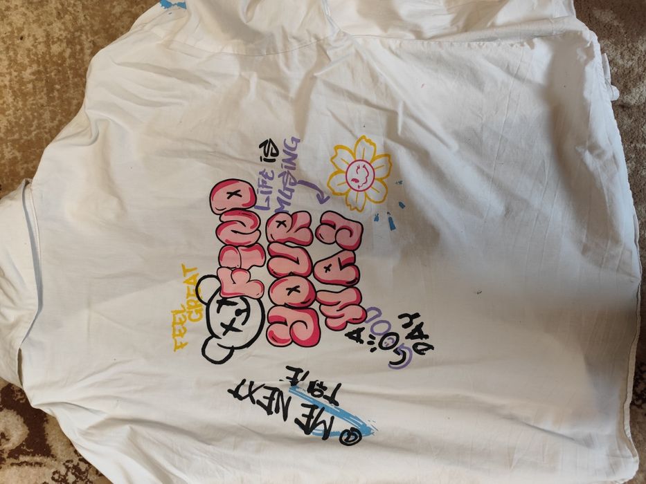 Рубашка с принтом м,л,хл