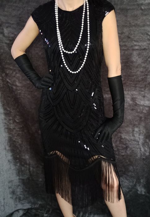 Kostium dla kobiety w stylu lat 20 Wielki Gatsby Charleston Retro Flap