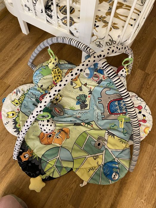 Ігровий розвиваючий килимок для малюка Smiki play mat — 600 грн