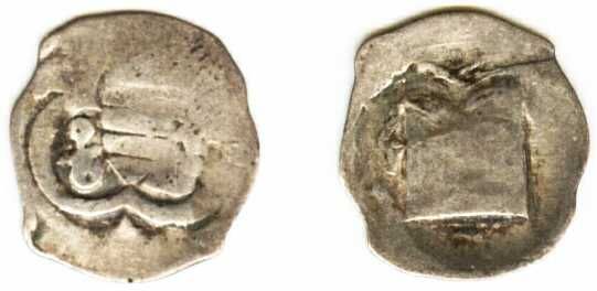 01823 - średniowieczna Austria, fenig Albrechta V 1411 do 1439
